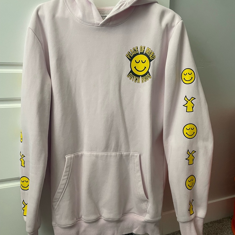Dutch Bros Light Pink Hoodie